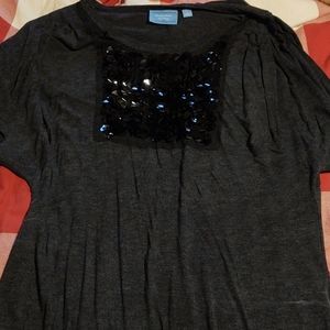 Black Sequence Top